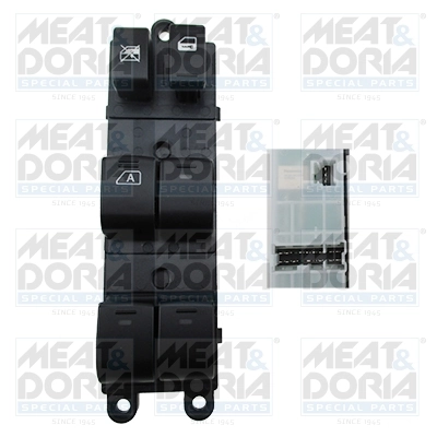 Switch, window regulator